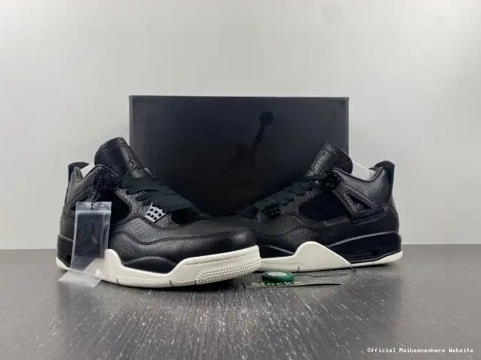 Official Maikesneakers Retro Jordan Pony Black 4 Hair 819139-010 0423